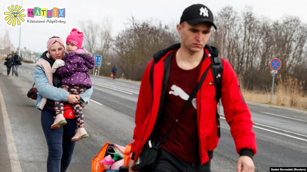 Az ukrán háború menekültjeinek segít a Mátrix Közhasznú Alapítvány