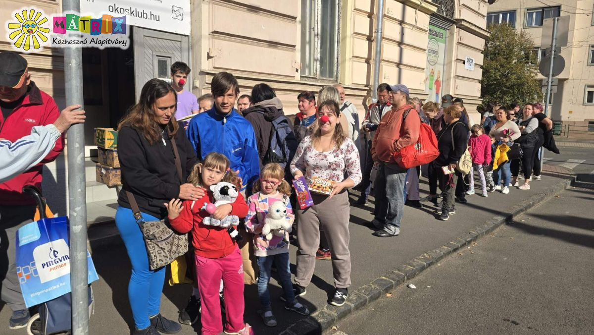 Családok támogatása, élelmiszerosztás
